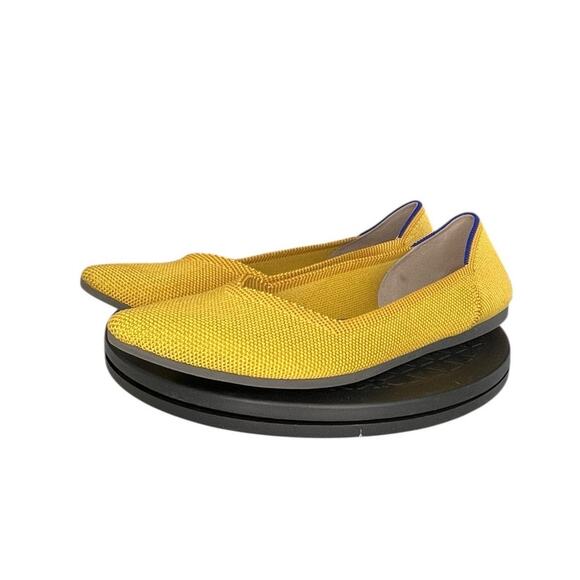 Rothy's Shoes - ***SOLD*** Rothy's The Point Flats Retired Marigold Yellow Classic Size 7.5
